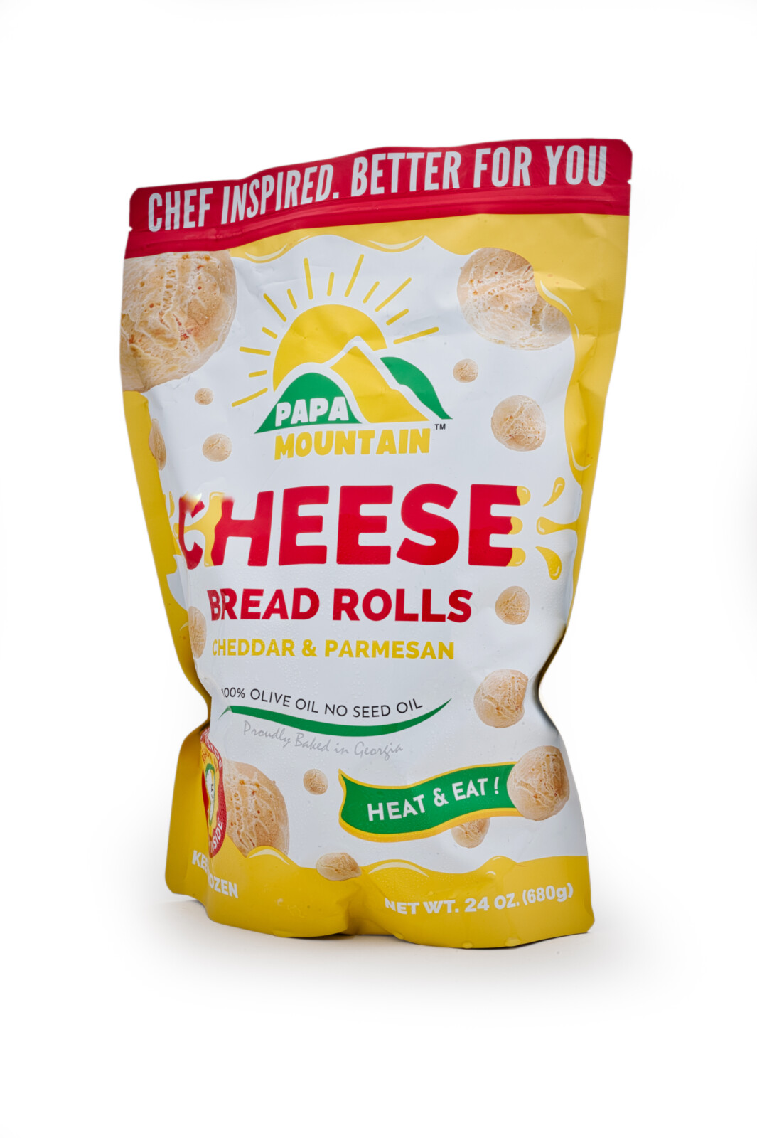 Cheddar & Parmesan Bread Rolls, Papa Mountain