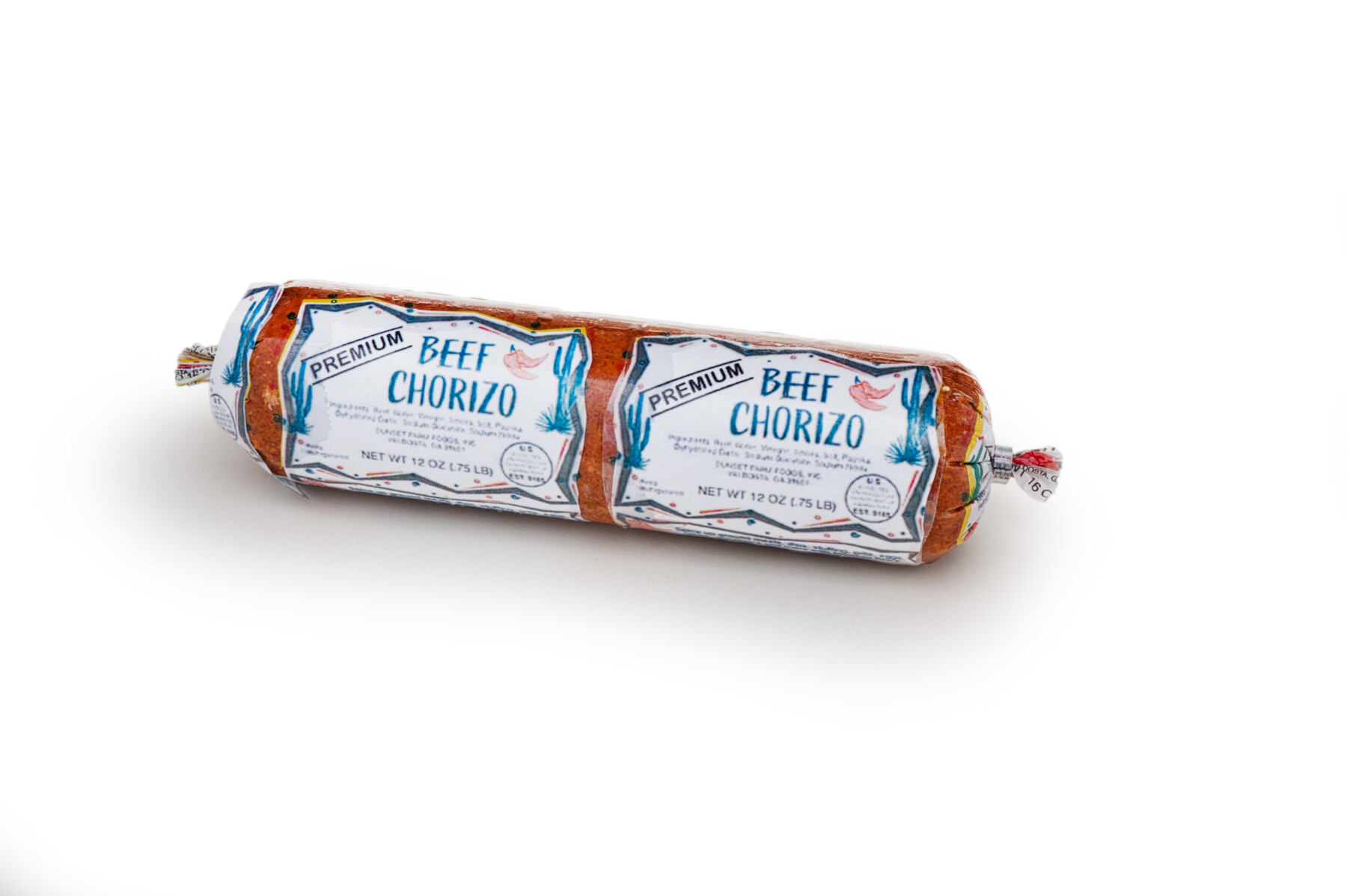 Beef Chorizo, Sunset Farm Foods