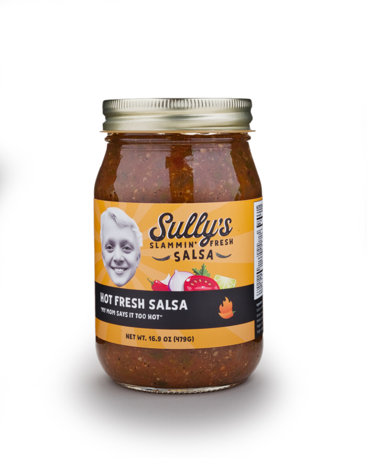 Sully’s Slammin' Fresh Salsa - Hot Fresh Salsa, Sully's Salsa