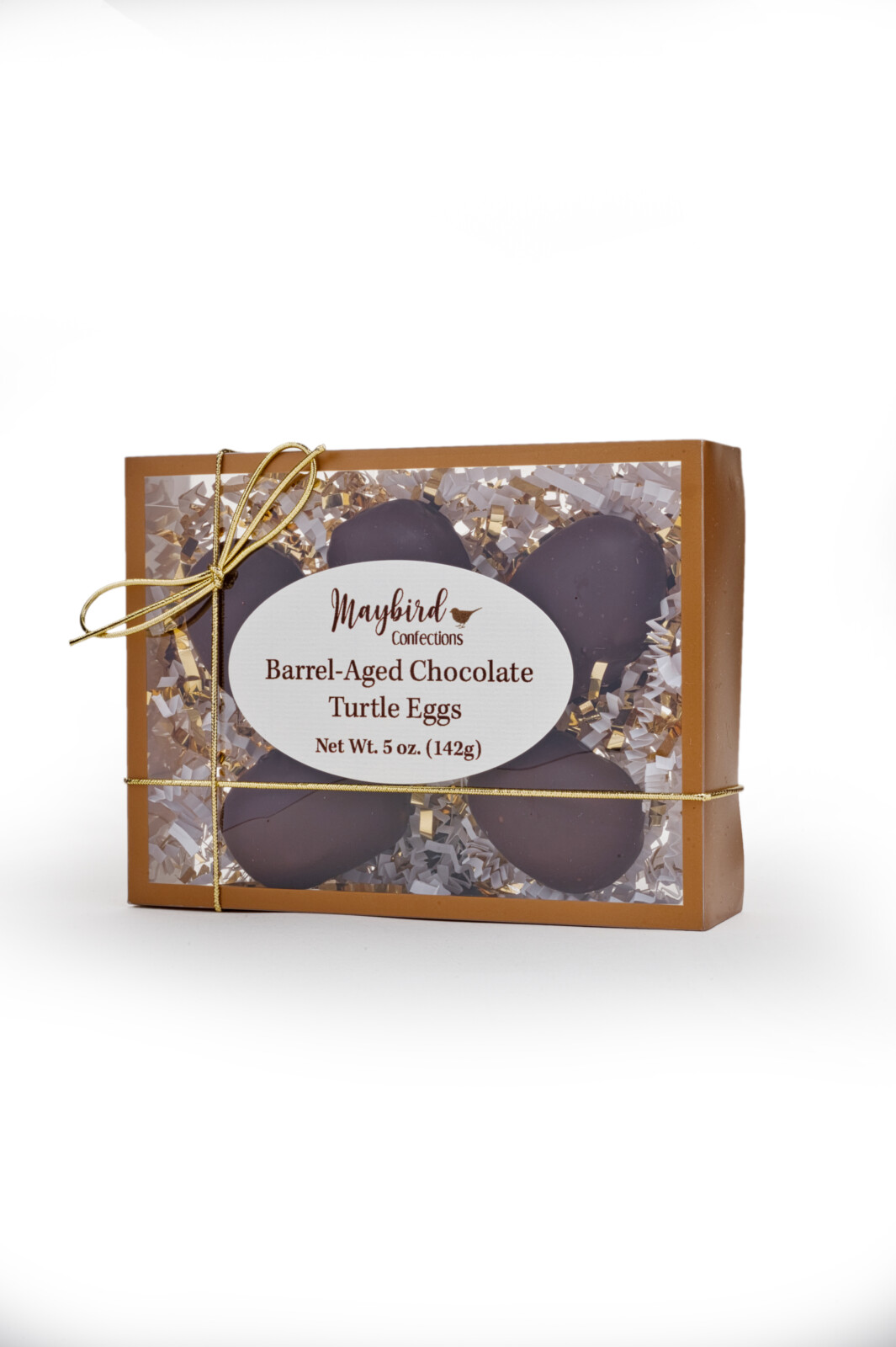 Maybird Confections Barrel-Aged Chocolate Turtle Egg