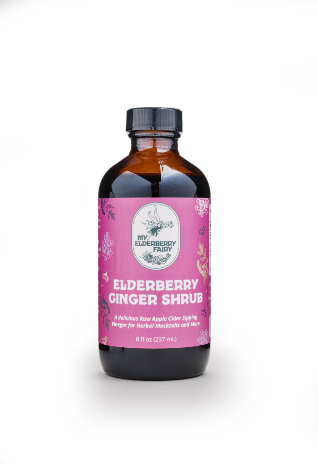 My Elderberry Fairy Elderberry-Ginger Shrub
